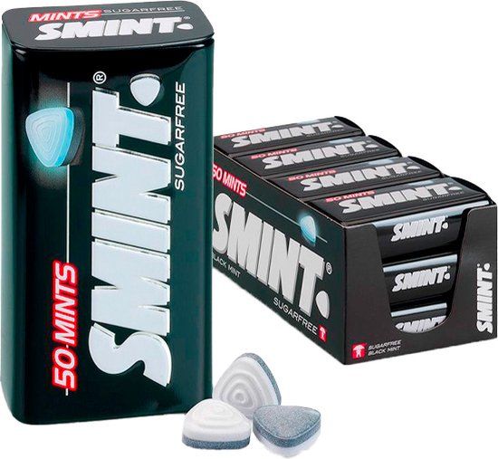 Smint - Blackmint XL - 12 x 50 stuks