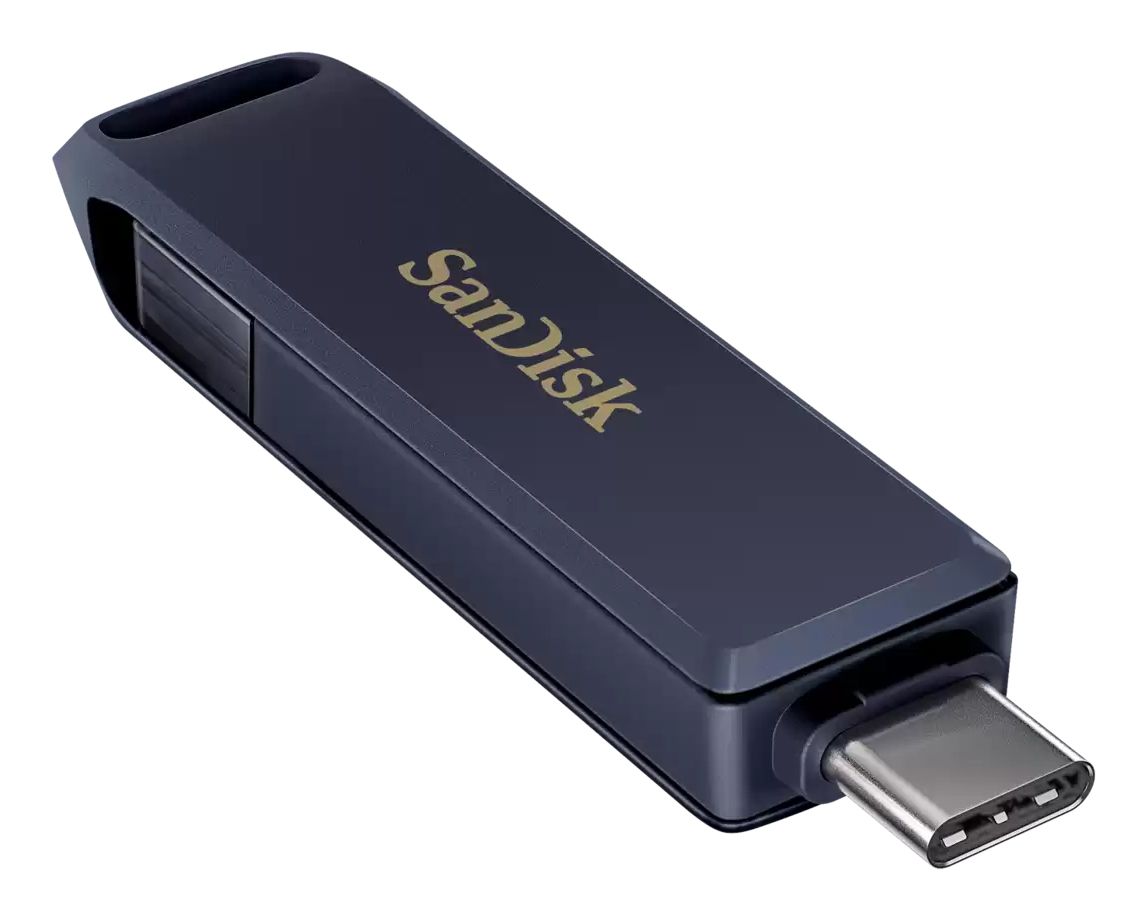 SanDisk iXpand USB Flash Drive - 128GB - Blue