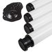 SOTECH Tafelpoot Wit Staal 870mm (4 stuks)