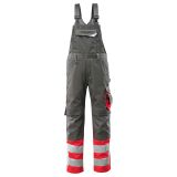 Mascot Safe Supreme combinaison-pantalon avec poches genoux 15669-860 - anthracite foncé/rouge haute visibilité - C46 - 82