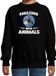 Bellatio Decorations Amazing Wild Animals Sweater Orka Zwart Kinderen 170/176