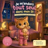 Hina le petit chat courageux : Je m'endors tout seul dans mon lit