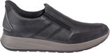 Ara 28611 instapper maat 40 blauw leer suède heren breed H casual schoenen