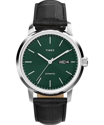 Timex TW2Y54400 Marlin Automatic Herenhorloge, 40 mm, leren bandje