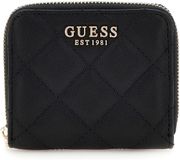 Guess Eco Carly SLG Small Zip Around Dames Portemonnee - Zwart - One Size