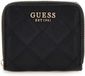 Guess Eco Carly SLG Small Zip Around Dames Portemonnee - Zwart - One Size
