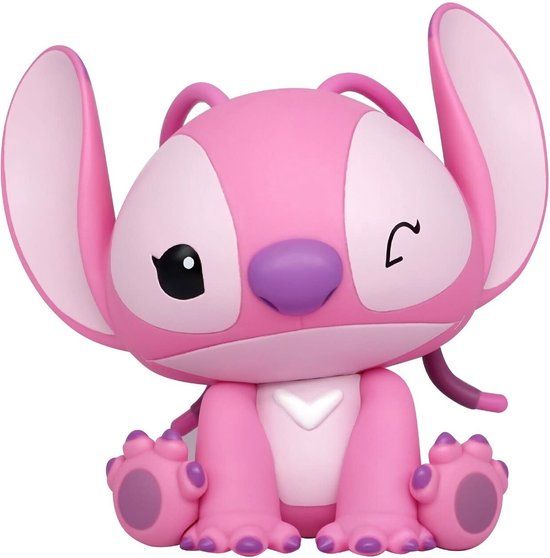 Disney - Lilo and Stitch - Angel Figural Bank 20cm - Roze - Kunststof - Unisex
