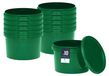 BenBow Seau avec couvercle 0,5L x10 Vert