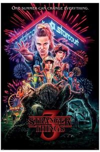 Pyramid Piramid Stranger Things Summer of 85 poster - Multi Color - Kunststof - 5050574345323