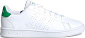 adidas Advantage Jongens Sneakers - Wit/Groen/Grijs Twee - Maat 36