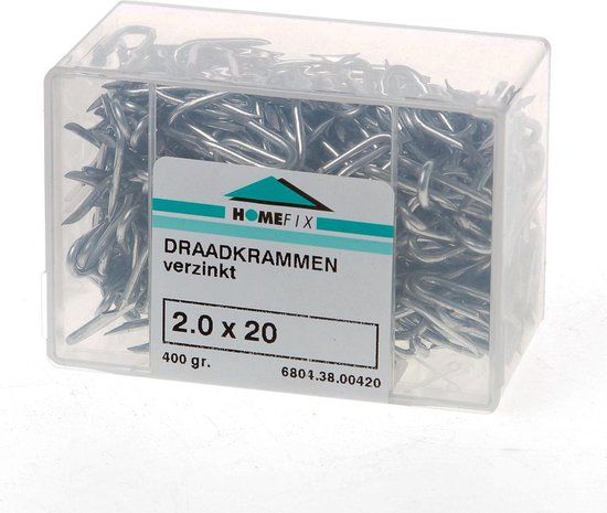 Homefix Draadkram Verzinkt Kuip 2.0X20 (400gr)