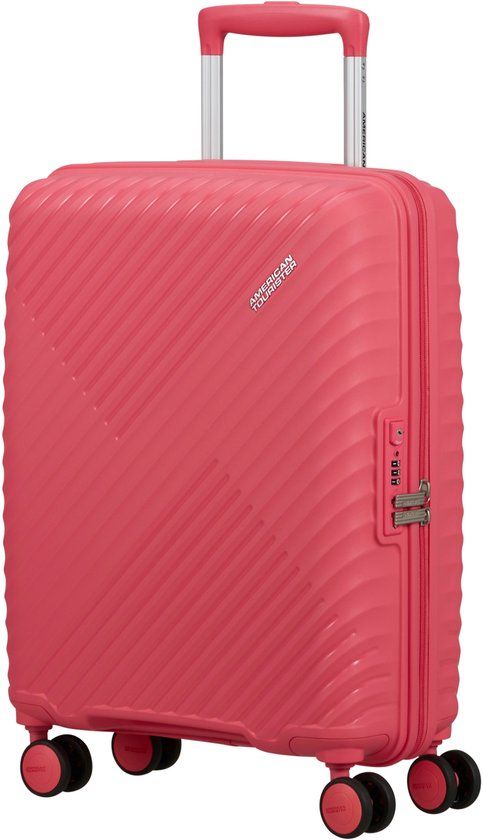 American Tourister Koffer - Diablast handbagage 4 wiel spinner 55/40/20 TSA lock - 35 l - Pink glitch