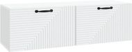 vidaXL Meuble TV mural Blanc 98 x 31 x 30 cm Bois d'ingénierie