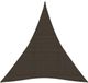 vidaXL Zonnezeil 160 g/m² 4x5x5 m HDPE Bruin