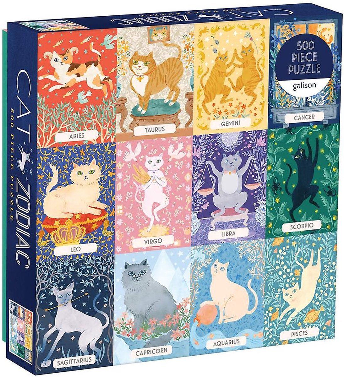 Galison Cat Zodiac Puzzle