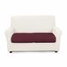 Caleffi Kussensloop, elastisch, 3-zits, melange, bordeaux, van katoen, 1002447