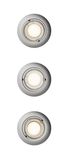 Philips Hue Philips Peridot inbouwspot - GU10 fitting - Nikkel - Rond - Richtbare spot - 3-pack