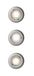 Philips Hue Philips Peridot inbouwspot - GU10 fitting - Nikkel - Rond - Richtbare spot - 3-pack