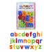 Henbrandt Alfabet letters - 78x stuks - magnetisch - gekleurd - 4 cm - namen maken