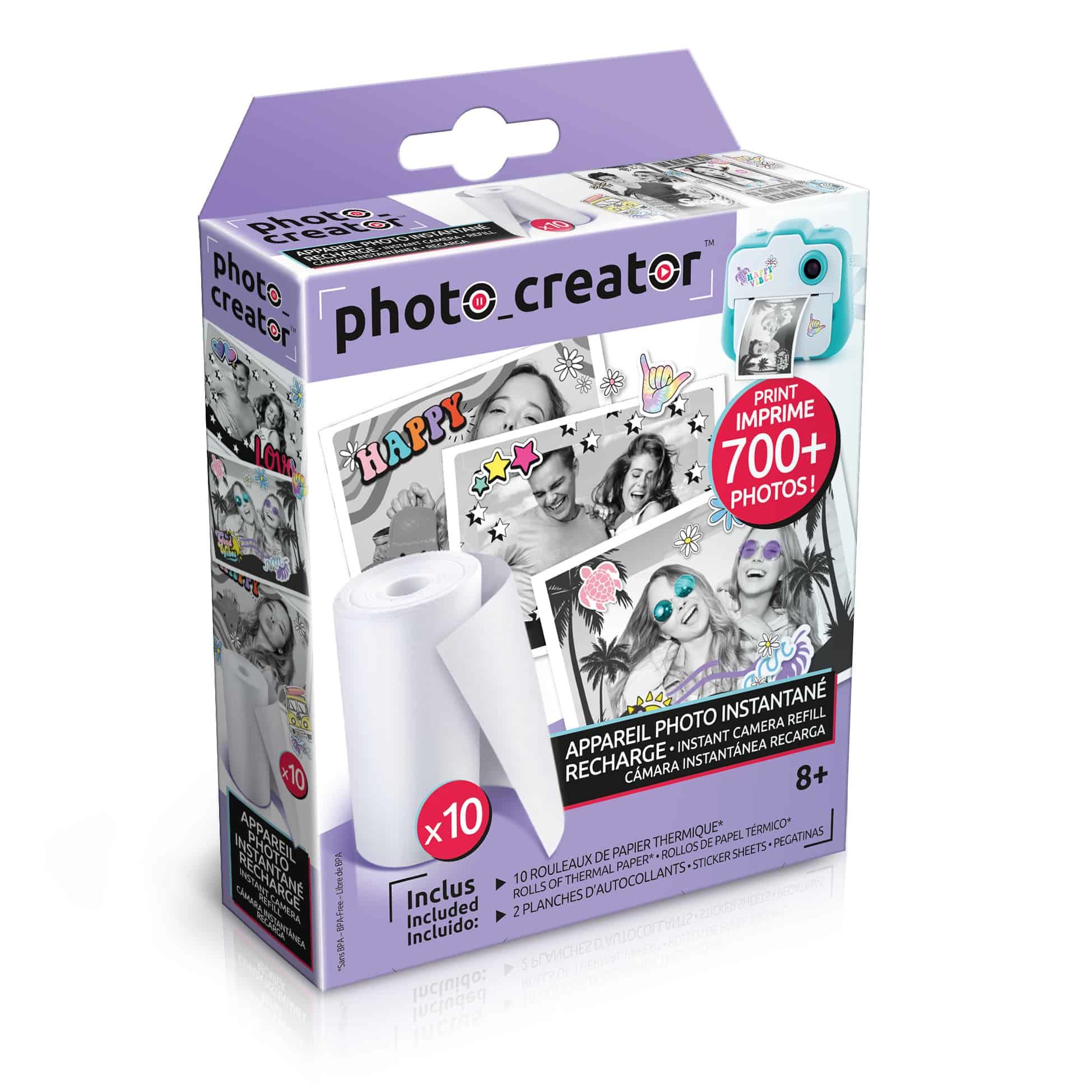 Canal Toys Photo Creator Instant Camera - Wit - Direct thermisch - 10 stuks fotopapier