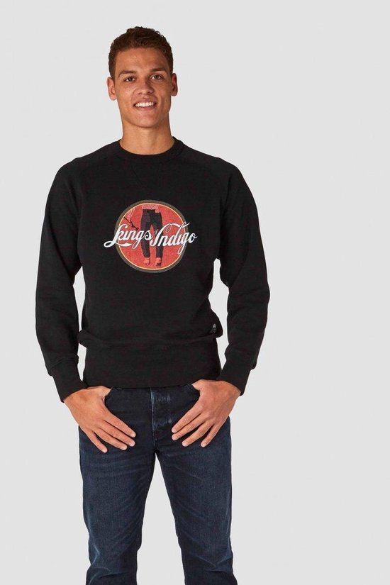 Kings of Indigo Parnell Sweatshirt - Zwart - Heren - Maat L