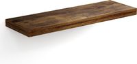 Casaria Wandplank Zwevend - 70 cm 15kg Belastbaar - Donker Eiken