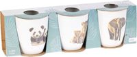 Excellent Houseware Mokje jungle 220ml set a 3 stuks