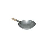 Vogue K296 Wok, platte bodem van zacht staal, 32,4 cm diameter