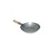 Vogue K296 Wok, platte bodem van zacht staal, 32,4 cm diameter