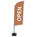 Drapeau de plage Alu Wind Set complet ouvert