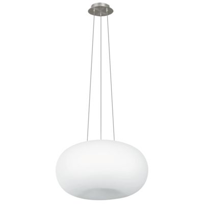 EGLO 86815 Plafondlamp Nikkel - Glas, Staal - E27