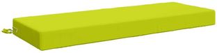 vidaXL - Zitkussen - SOEST - 100% Polyester - Heldere Groen - 120 x 40 x 10 cm