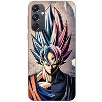 Maniacase Coque Pour Samsung Galaxy A34 Dragon Ball z Super Goku SSJ