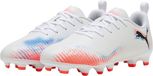Puma Future 8 Play FG/AG Voetbalschoenen Junior Wit/Rood/Blauw Maat 28