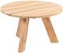 4 Seasons Outdoor Cosmic Lounge Tuin Salontafel Rond Teak 65x40cm - Bruin