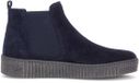 Gabor Bottines femme Chelsea Boots Bleu foncé Daim Cuir