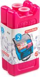 Plasticforte kleine koelelementen - 2x stuks - roze - 11 x 5.5 cm - kunststof