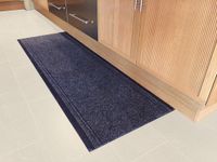 JYG Vloerkleed Club - Keukenloper - Keukenmat - Anti Slip - 66x250cm - Blauw - Marine