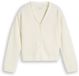 Tom Tailor - Kort vest met V-hals - Maat 128 - Wool White