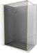 Mexen Kioto-XF paroi de douche Walk-in avec cadre 100 x 202 cm, verre graphite 10 mm, finition : or