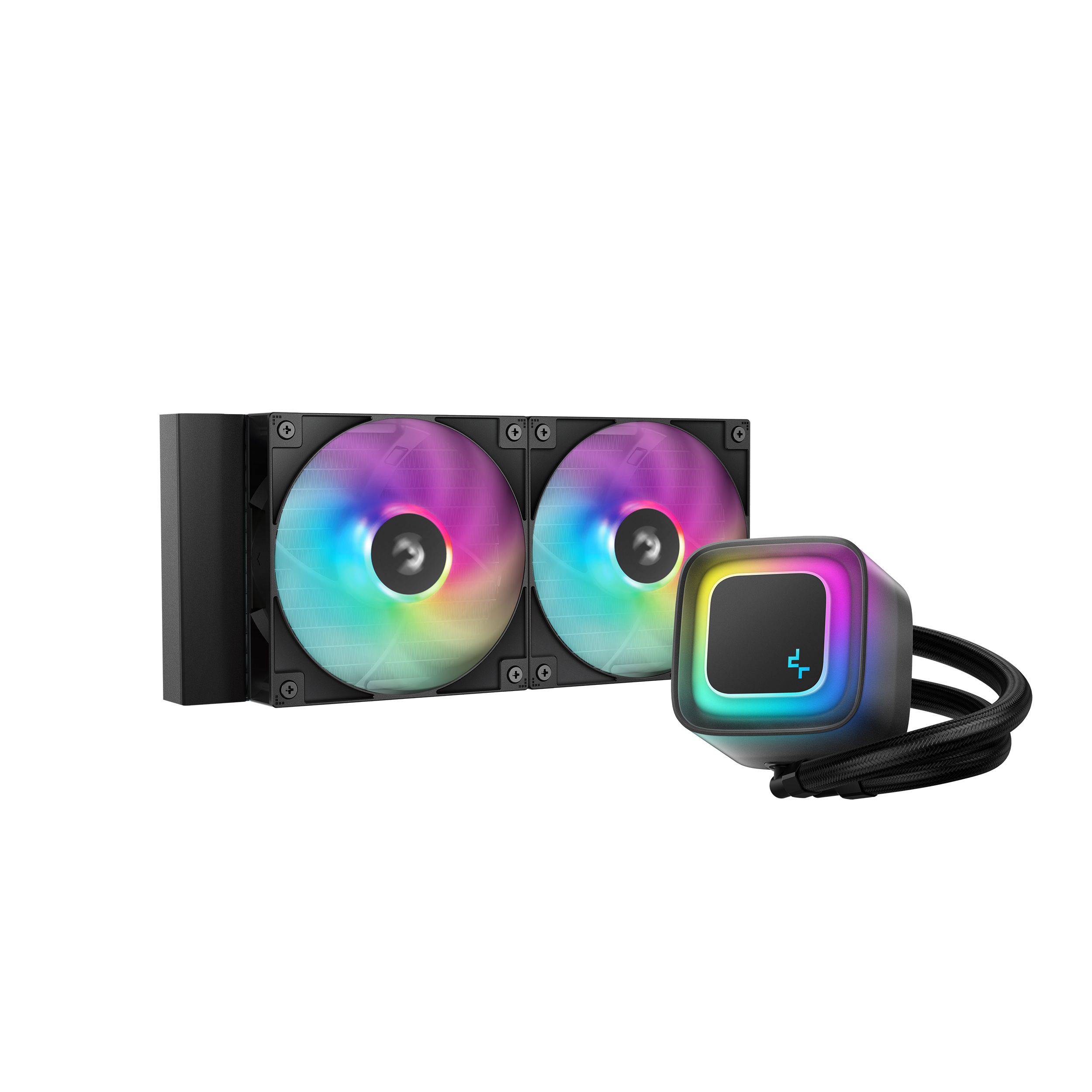 DeepCool LE240 V2 Processor Alles-in-één vloeistofkoeler 12 cm Zwart