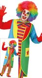 Fiestas Guirca Klungel De Vrolijke Clown Kostuum