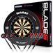 Blade 6 Darts dartbord - Met surround en 2 sets darts - Hi-visibility sisal, Noir