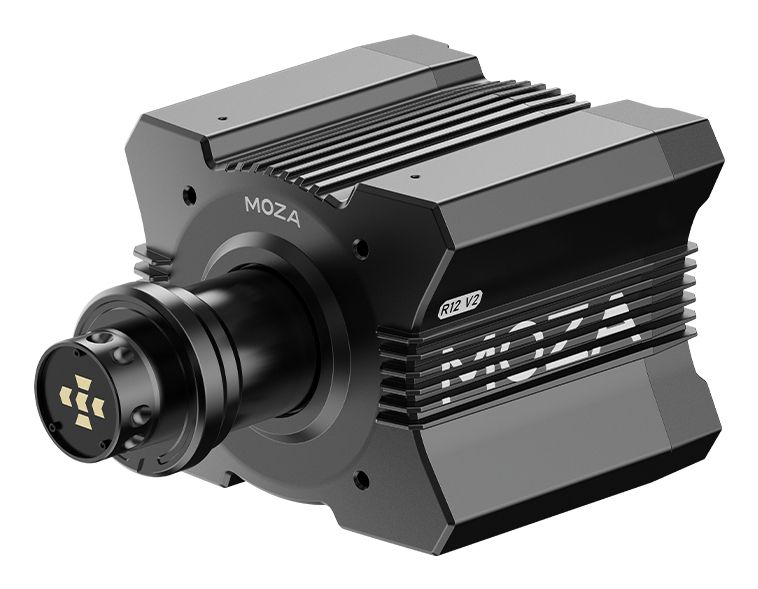 Moza Racing R12 V2 Direct Drive Wheel Base - Black - 12Nm - Aluminium
