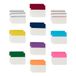 Amazon Basics plaklabels, zelfklevende bladwijzers, kleurrijke boeklabels, plakbriefjes, beschrijfbare indexlabels, aantekeningslabels, dossiers, kantoor, 640 stuks, 5,1 cm breed