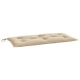 VidaXL Tuinbankkussen 110x50x7 cm Oxford stof beige