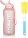 Unyqoos® 2,2 litre bouteille d'eau, sans BPA, rose