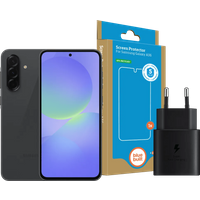 Samsung Galaxy A36 128GB Black 5G + Basic Accessory Kit
