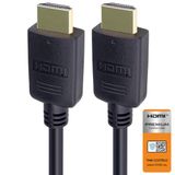 PremiumCord HDMI-kabel met ethernet - HDMI male naar HDMI male - 1 m - drievoudig afgeschermd - zwart - 4K ondersteuning