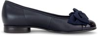 Gabor Dames Ballerina's Leer Donkerblauw